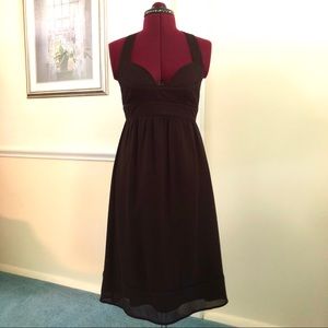 NWT French Connection Size 6 Black Halter Dress